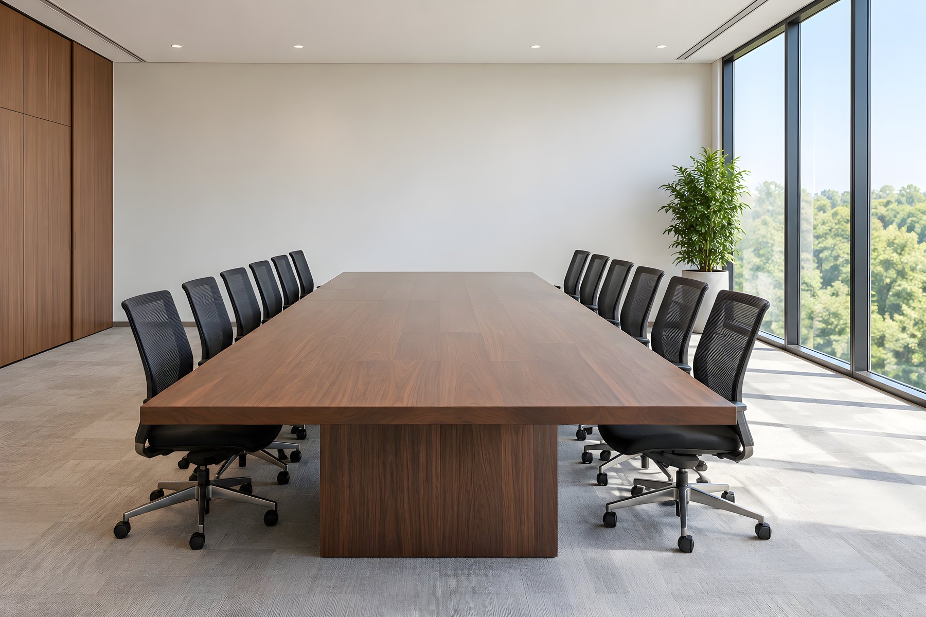 Empty Workspace Interiors